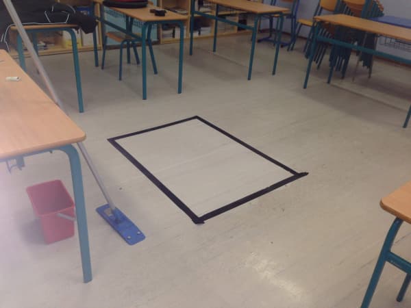 čištění školních prostorů